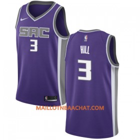 Maillot NBA Sacramento Kings George Hill 3 Nike 2017-18 Violet Swingman - Homme
